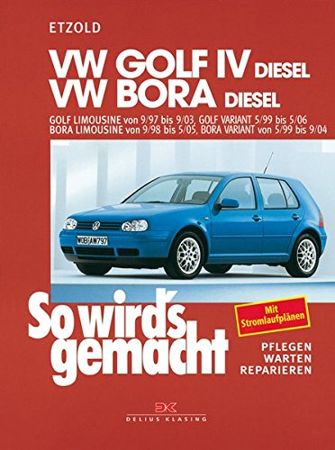 So wird's gemacht. VW Golf IV Diesel 68-150 PS ab 9/97 bis 9/03, Bora Diesel 68-115 PS ab 9/98: Pflegen - warten - reparieren: 112