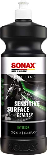 SONAX 02863000 Profiline Sensitive Surface Detailer Limpiador suave para zonas sensibles como la cabina, la consola central o el volante (1 Litro)