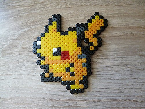 Sprite Pokemon starter - pikachu - squirtle - bulbasaur - charmander - hama beads - pixel art