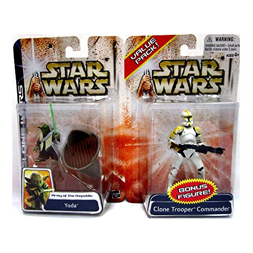 Star Wars-Yoda & Clone Trooper Commander (yellow)