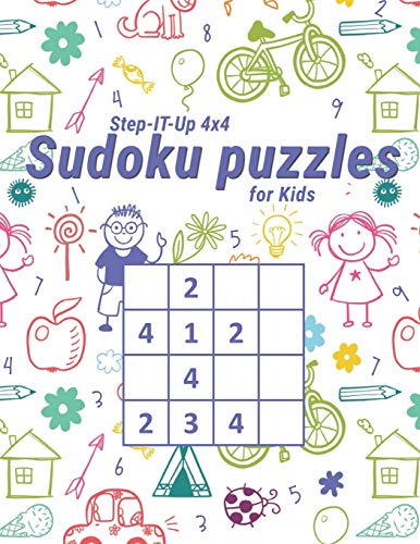 Step-it-up: 4 x 4 Sudoku Puzzles for Kids