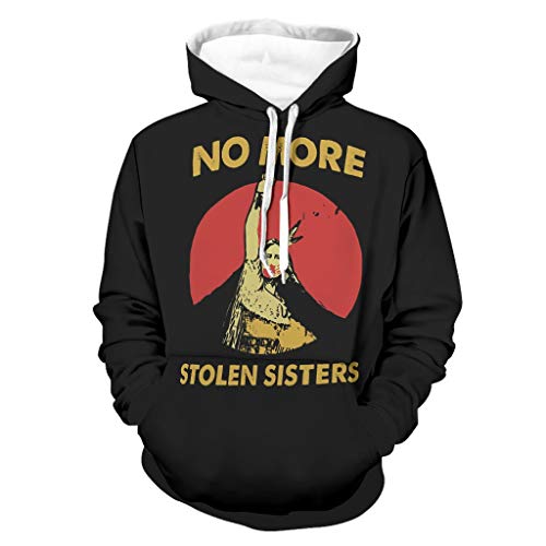 Sudadera con capucha para hombre, diseño vintage con texto en inglés "No más hermanos robadas", manga larga, para conducir a un lado, con bolsillos, parte superior deportiva blanco XXXXXL Sudadera con capucha para hombre, diseño vintage con texto en inglés "No más hermanos robadas", manga larga, para conducir a un lado, con bolsillos, parte superior deportiva blanco XXXXXL