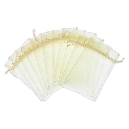 SumDirect 100Pcs Bolsa Transparente de Organza de 7.5 x 10 cm con cordón de satén. Utilizado como Bolsas de Dulces Bolsas de Joyas Bolsas de Regalo para el Banquete de Boda (Beige SumDirect 100Pcs Bolsa Transparente de Organza de 7.5 x 10 cm con cordón de satén. Utilizado como Bolsas de Dulces Bolsas de Joyas Bolsas de Regalo para el Banquete de Boda (Beige