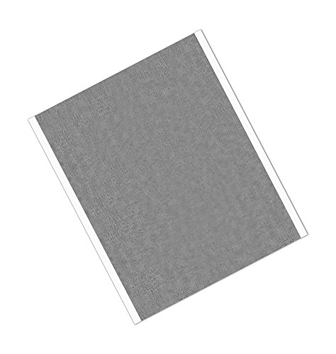 TapeCase 421 - Cinta adhesiva de plomo y caucho, 7,25 x 8 - 25 cm, color plateado oscuro, de 3 m 421, 60 – 225 grados F de temperatura de rendimiento, 0,0063 cm de grosor, 8 cm L, 7,25 W, rectangulares (paquete de 25)