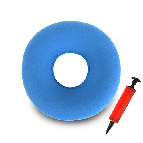 TDCQ Cojín Inflable Redondo,Cojín de Dona Cojín Redondo,Hemorroides Donut,Cojín de Anillo Inflable,Cojín de Asiento Redondo,Cojín Redondo (Azul Claro) TDCQ Cojín Inflable Redondo,Cojín de Dona Cojín Redondo,Hemorroides Donut,Cojín de Anillo Inflable,Cojín de Asiento Redondo,Cojín Redondo (Azul Claro)