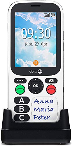 TELEFONO MOVIL Senior DORO 780X 2,8" 512MB 4GB Blanco Negro