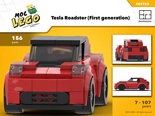 Tesla Roadster (First generation) (Instruction Only): MOCLEGO (English Edition)