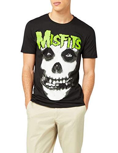 The Misfits : Glow Jurek Skull (T-Shirt Unisex Tg. L) [Italia]
