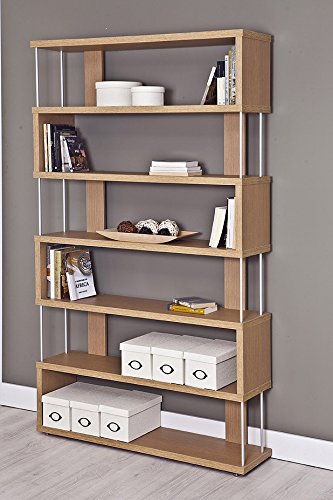 Top Kit | Estantería Decorativa Sicilia 6701 | Medidas 110 x 191 x 28 cm | Entanteria Libros | Roble Top Kit | Estantería Decorativa Sicilia 6701 | Medidas 110 x 191 x 28 cm | Entanteria Libros | Roble