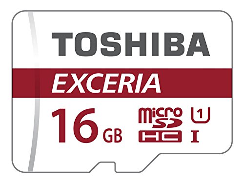 Toshiba Exceria M302 - Tarjeta de memoria (MicroSDHC, 16 GB, UHS-I, Class 10), color blanco
