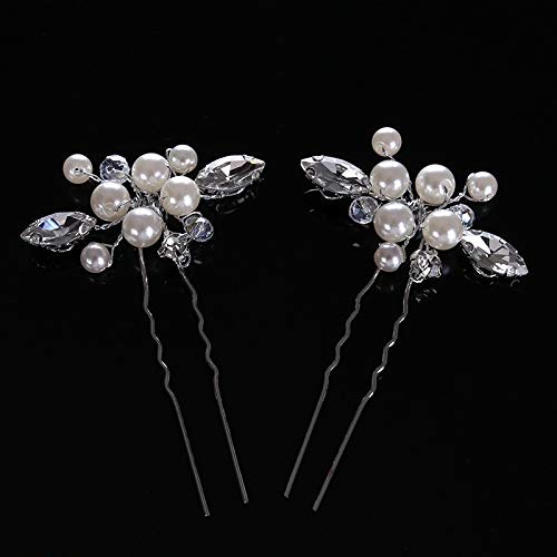 TSP Joyería nupcial 3 unids/lote accesorios para el pelo de la novia perla flor U clip de cristal Rhinestone novia palillos de pelo Pin Hearwear joyería de boda TSP Joyería nupcial 3 unids/lote accesorios para el pelo de la novia perla flor U clip de cristal Rhinestone novia palillos de pelo Pin Hearwear joyería de boda