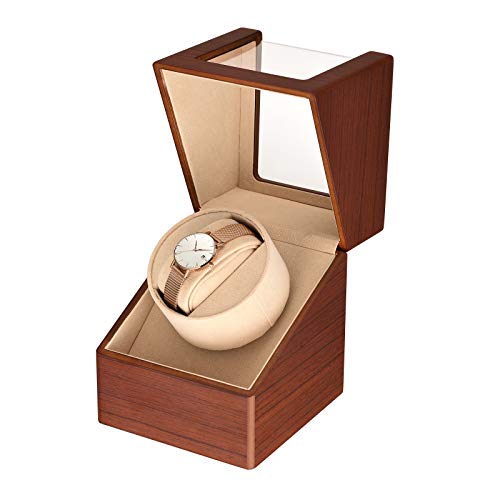 TTLIFE Caja de Movimiento de Reloj Automático,Volteador de Reloj Automático,Caja de Enrollador de Reloj de Madera con Motor Silencioso,Funciona con Batería o Fuente de Alimentación TTLIFE Caja de Movimiento de Reloj Automático,Volteador de Reloj Automático,Caja de Enrollador de Reloj de Madera con Motor Silencioso,Funciona con Batería o Fuente de Alimentación