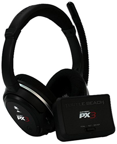Turtle Beach Earforce PX3 - Auriculares de diadema inalámbricos para Xbox 360/PS3/PC