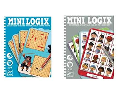 UDC Djeco-Lot de 2 Mini Logix Card Games - Batalla Naval y encuéntrame ... UDC Djeco-Lot de 2 Mini Logix Card Games - Batalla Naval y encuéntrame ...
