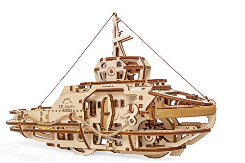 UGEARS Kit de Puzzle 3D de Madera Maqueta Mecánica de Remolcador | Manualidades Rompecabezas para Adultos | Juguete de Aprendizaje Puzle DIY para Niños | Set de Construcción de Madera Kit de Puzle 3D UGEARS Kit de Puzzle 3D de Madera Maqueta Mecánica de Remolcador | Manualidades Rompecabezas para Adultos | Juguete de Aprendizaje Puzle DIY para Niños | Set de Construcción de Madera Kit de Puzle 3D