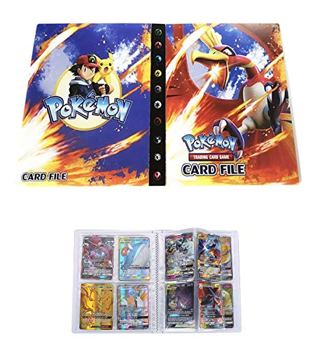 UHIPPO Album Compatible Cartas Pokemon, Porta Compatible Pokemon Card GX Mega and EX, Carpeta Compatible Cartas Pokemon, 30 páginas – 240 Cartas (Espalda con Espalda) (Ho oh)