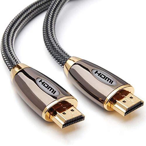 ULTRICS 4K Cable HDMI 2M, HDMI Cable 2.0 Trenzado de Nylon, Ethernet de 18Gbps y Cable de Retorno de Audio con Conectores Enchapados en Oro Compatible con Juegos Xbox, Full HD 1080p LED TV