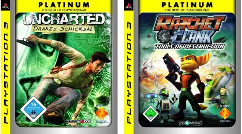 Uncharted: Drakes Schicksal + Ratchet & Clank: Tools of Destruction (Double Pack)