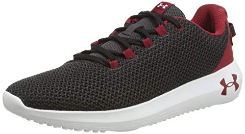 Under Armour Ripple, Zapatillas de Running Hombre, Negro (Black/Jet Gray/Aruba Red (005) 005), 41 EU