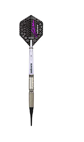 Unicorn 2019 Edition-Jelle Klaasen World Champion 90% Dardo de tungsteno con Punta Suave, Unisex Adulto, Negro y Morado, 20 g Unicorn 2019 Edition-Jelle Klaasen World Champion 90% Dardo de tungsteno con Punta Suave, Unisex Adulto, Negro y Morado, 20 g
