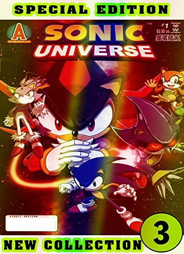 Universe Sonic Collection: Book 3 2020 Edition Great Cartoon Comic Adventure Of Sonic For Boys, Children (English Edition)