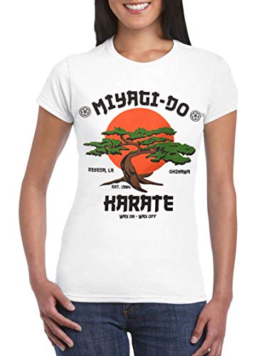 UZ Design Camiseta Miyagi Do Mujer Niño Fan Art Cobra Kai Karate Kid Peliculas 80, Niña 9-11 Años