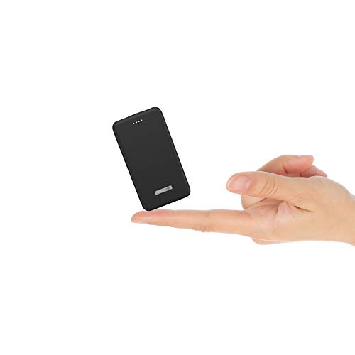 Vancely Batería Portátil 10000Mah, Dual Puertos Bateria Externa para Movil con indicador de Estado LED, Compatible con iPhone, iPad, Samsung Galaxy, Huawei Y Otros Smartphones (Negro)