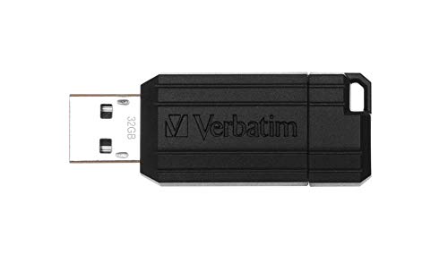 Verbatim 49064 Store 'N' Go Pinstripe - Memoria USB de 32 GB (60 MB/s), color negro