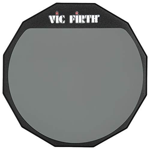 Vic Firth PAD12 - Accesorios de batería, cara de goma blanda, 12"