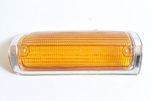 vintage13.de Intermitente de cristal amarillo con borde cromado Ford Taunus P 1645 S E3