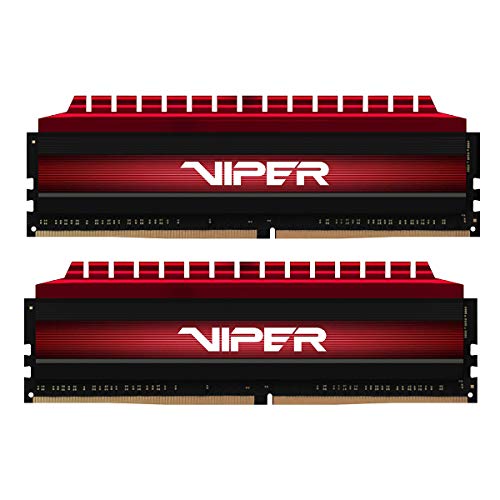 Viper 4 PV416G373C7K DDR4 3733MHz C17 Módulo de Memoria XMP 2.0 Alto Rendimiento Rojo 16 GB (2x8GB)