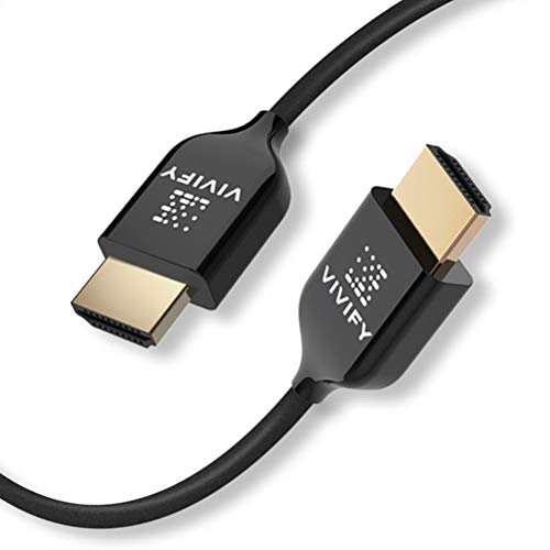 VIVIFY Fiber Optic HDMI 2.0 4K UHD 60Hz, Xenos W30, 20M, 18Gbps HDCP 2.2, HDR 10, ARC, Dolby True HD 7.1, DTS-HD MA, 8-bit 4: 4: 4: 4 YCbCr, 12bit 4: 2 : 2, PS4, Xbox