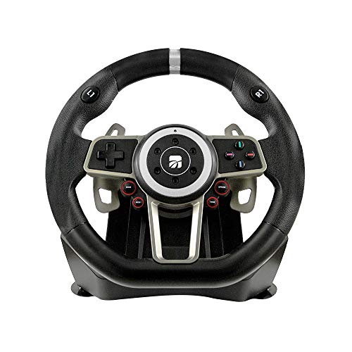 Volante Cambio Pedaliera 6 in 1 Racing Wheel Suzuka 900° 90427 - Classics - PlayStation 4 [Importación italiana]