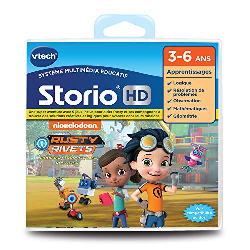 VTech – HD Storio Rusty Remaches Juego interactiva, 271305, Multicolor VTech – HD Storio Rusty Remaches Juego interactiva, 271305, Multicolor