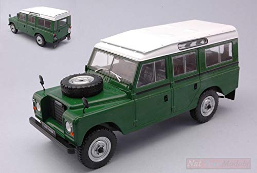 WHITEBOX WB124033 Land Rover Series III 109 Green 1:24 MODELLINO Die Cast Model Compatible con