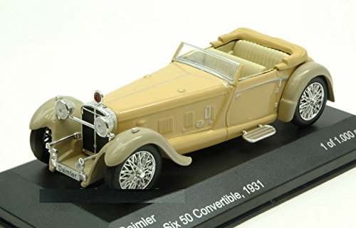 WHITEBOX WB198 Daimler Double Six 50 Convertible 1931 Beige 1:43 Die Cast Model Compatible con