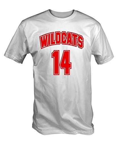 Wildcats 14 Camiseta (Blanco S - XXL) - Mediano, Medium