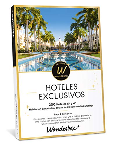 WONDERBOX Caja Regalo - HOTELES EXCLUSIVOS - Dos Noches con Desayuno o más Opciones a Elegir Entre 180 hoteles de 4* y 5* para Dos Personas.
