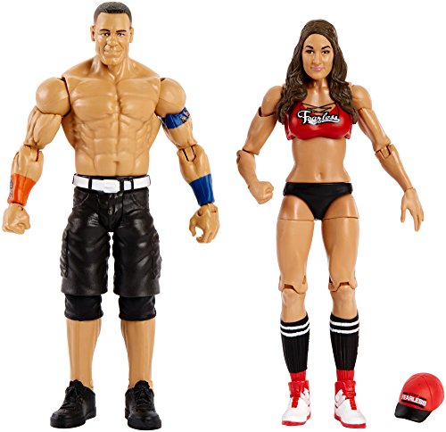 WWE Batalla Wrestlemania figuras de acción John Cena y Nikki Bella (Mattel FMH64)