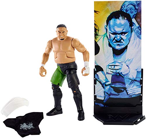 WWE Figura Elite Wrestlemania de acción, luchador Samoa Joe (Mattel FMG38)
