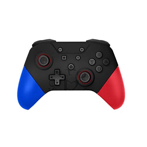 XFF Controlador De Juegos Inalámbrico Alician para Switch Pro NS Gamepad Joypad Control Remoto Azul Rojo