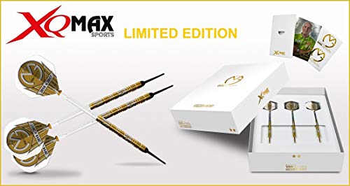 XQ MAX (Michael Van Gerwen Soft Dart World Champion Limited Edition 2017 18 g, Color Blanco, 18 g
