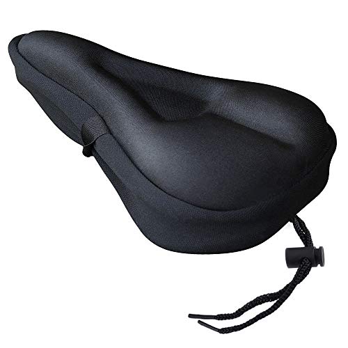 Zacro 28 * 19cm Sillín Cubre Bicicleta,Asiento de Bicicleta Gel,Sillín Cojín Suave para Bicicleta,con Funda Anti-Polvo y Impermeable para Bicicleta de Carretera,de montaña y Urbana-Negra Zacro 28 * 19cm Sillín Cubre Bicicleta,Asiento de Bicicleta Gel,Sillín Cojín Suave para Bicicleta,con Funda Anti-Polvo y Impermeable para Bicicleta de Carretera,de montaña y Urbana-Negra