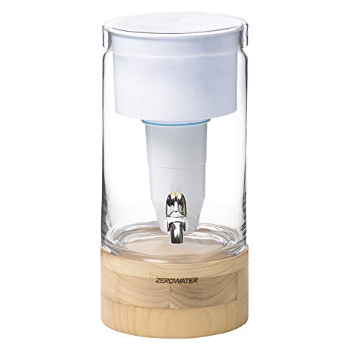 ZeroWater Dispensador de Agua Filtrada de 5,4 litros de Cristal, Medidor de Calidad de Agua Gratis, Libre de BPA y Certificado para Reducir el Plomo y Otros Metales Pesados, Cartucho Filtro Incluido ZeroWater Dispensador de Agua Filtrada de 5,4 litros de Cristal, Medidor de Calidad de Agua Gratis, Libre de BPA y Certificado para Reducir el Plomo y Otros Metales Pesados, Cartucho Filtro Incluido