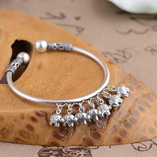 zhenfa Pulsera, S925 Plata Antigua bebé bebé Elefante Pulsera, gies e para Que Todo el Mundo lo Use, Elegante Caja de joyería, Cada Regalo Encantador Momento zhenfa Pulsera, S925 Plata Antigua bebé bebé Elefante Pulsera, gies e para Que Todo el Mundo lo Use, Elegante Caja de joyería, Cada Regalo Encantador Momento
