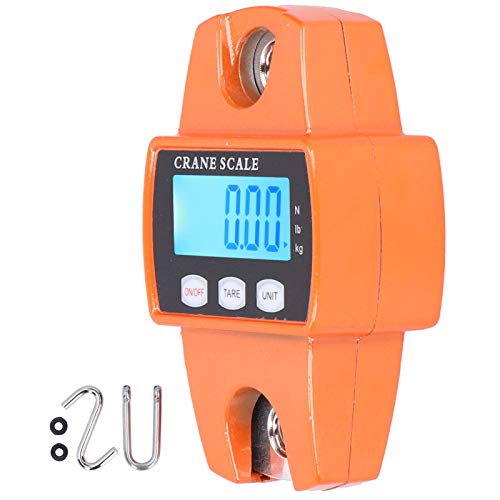 zhuolong Mini Escala de grúa portátil de 300 kg, Herramienta de medición de Peso de Escala de Gancho Colgante electrónica Digital LCD para Uso Comercial o doméstico zhuolong Mini Escala de grúa portátil de 300 kg, Herramienta de medición de Peso de Escala de Gancho Colgante electrónica Digital LCD para Uso Comercial o doméstico