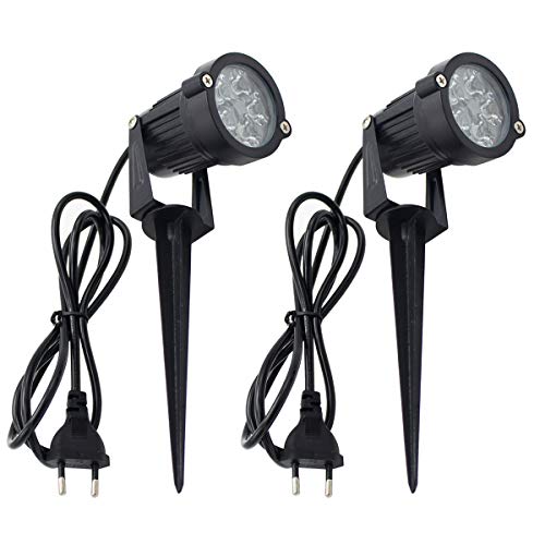 2 Packs, 5W LED Impermeable IP65, Luz de Paisaje al Aire Libre AC 85-265V Focos de exterior con enchufe, de iluminación Para Calzada, Patio, Cesped, Pathway, Jardín (Verde) 2 Packs, 5W LED Impermeable IP65, Luz de Paisaje al Aire Libre AC 85-265V Focos de exterior con enchufe, de iluminación Para Calzada, Patio, Cesped, Pathway, Jardín (Verde)