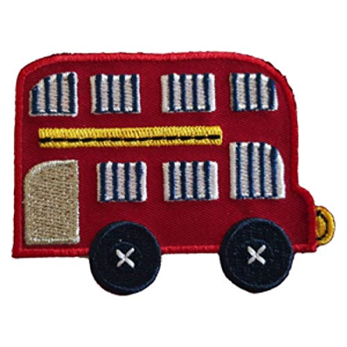 2 Parche de bordado o planchado Autobús De Dos Plantas 8X6Cm Perro Sentado 9X9Cm termoadhesivos bordados aplique para ropa con diseño de TrickyBoo Zurich Suiza por España 2 Parche de bordado o planchado Autobús De Dos Plantas 8X6Cm Perro Sentado 9X9Cm termoadhesivos bordados aplique para ropa con diseño de TrickyBoo Zurich Suiza por España