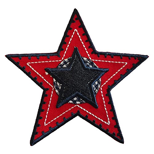 2 Parche de bordado o planchado Estrella Roja Actitud 9X9Cm Autobús De Dos Plantas 8X6Cm termoadhesivos bordados aplique para ropa con diseño de TrickyBoo Zurich Suiza por España 2 Parche de bordado o planchado Estrella Roja Actitud 9X9Cm Autobús De Dos Plantas 8X6Cm termoadhesivos bordados aplique para ropa con diseño de TrickyBoo Zurich Suiza por España