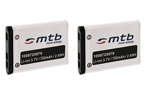 2X Batería NP-80 para Casio Exilim EX-S8, Z1, Z2, Z16, Z28, Z32, Z33, Z35 (Ver descripción)